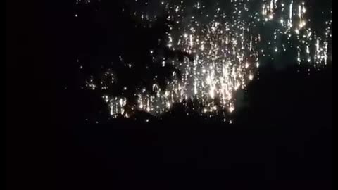 Russian Phosphorus Shells Over Zap
