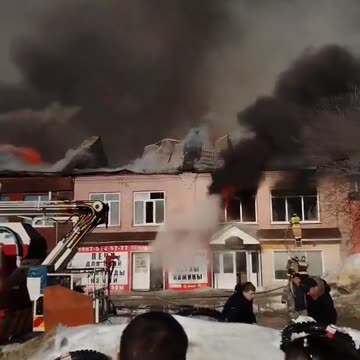 🔥🔥 Great fire in the Penza region in Russia: a bridge in the city of Kuznetsk is