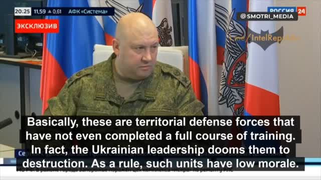 Lastest interview HIGHLIGHTS with recently-appointed Russian General