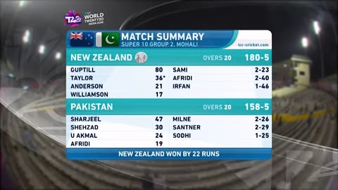 New Zealand vs Pakistan match highlights