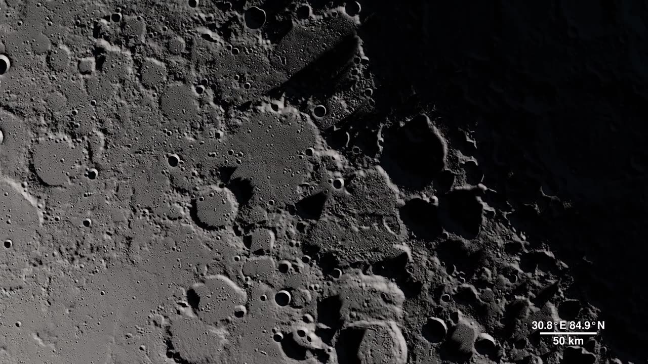 Tour Of The Moon In 4K