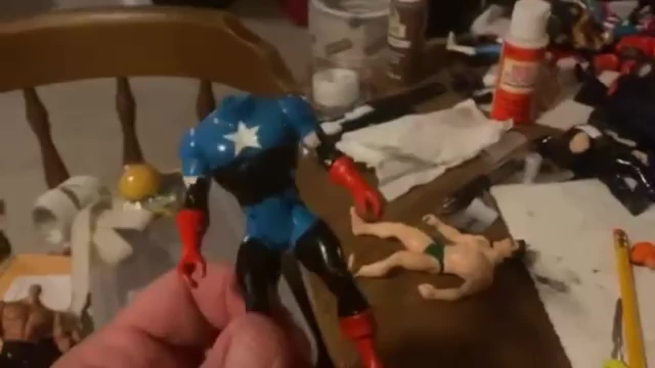 STAN PAIN'S SECRET WARS CUSTOM ACTION FIGURES