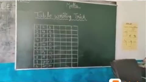 Easy learning table