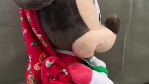 Disney Parks Minnie Mouse in a Pouch Blanket Holiday Plush Doll #shorts