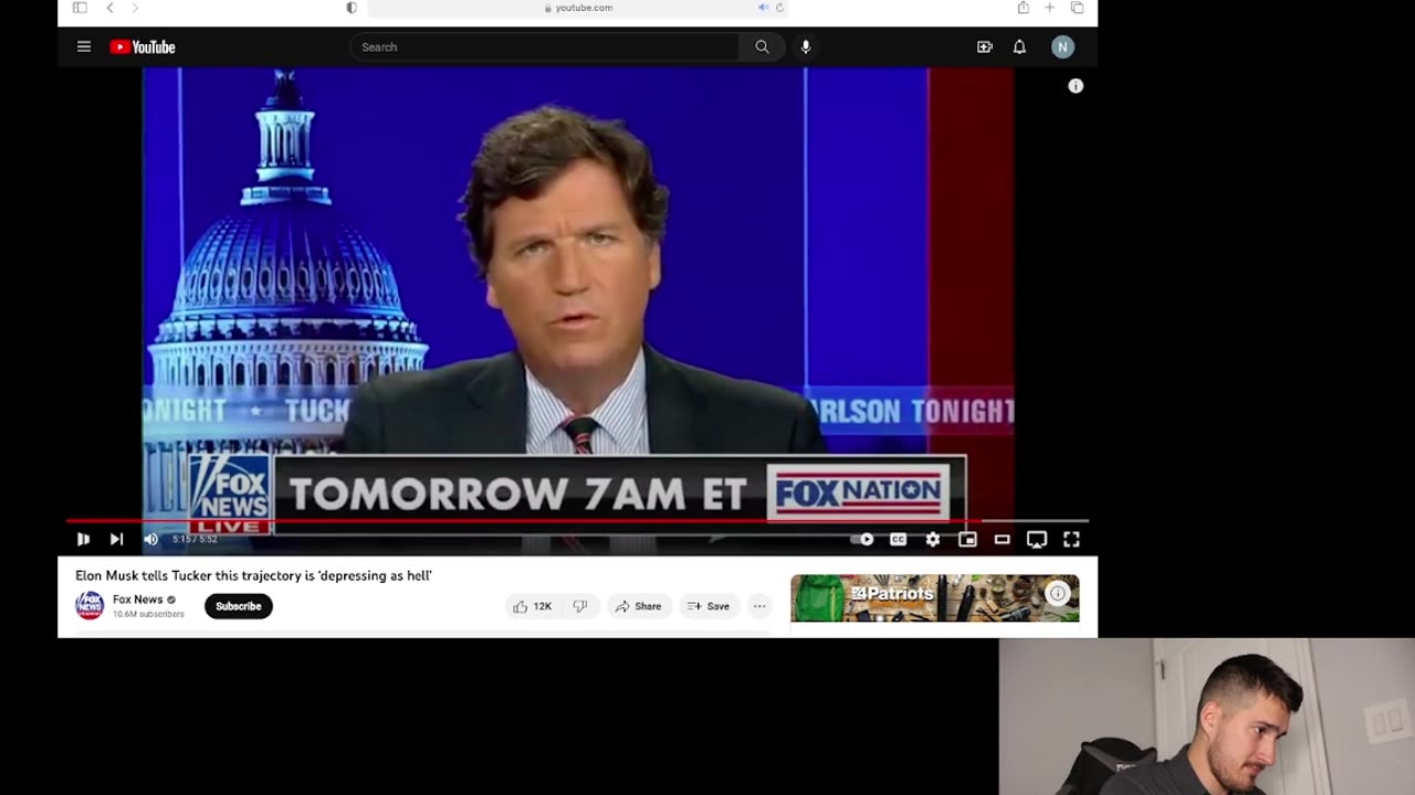 NATE STEAMER REACTS TO ELON MUSK AND TUCKER CARLSON INTERVIEW