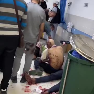 Nemocnice v Gaze po izraelských úderech