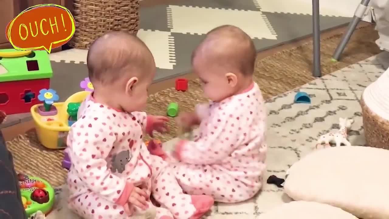 Try Not To Laugh Challenge With Funny Twin Babies