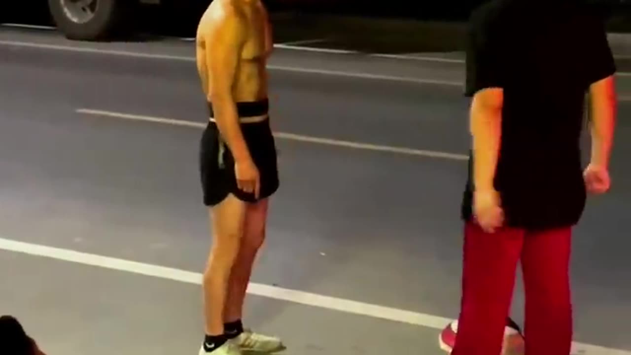 Chinese street fight