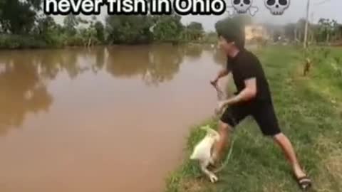 never fish in Ohio