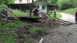 Make Room For Tiny Home Delivery, Old Chicken Coop Removal