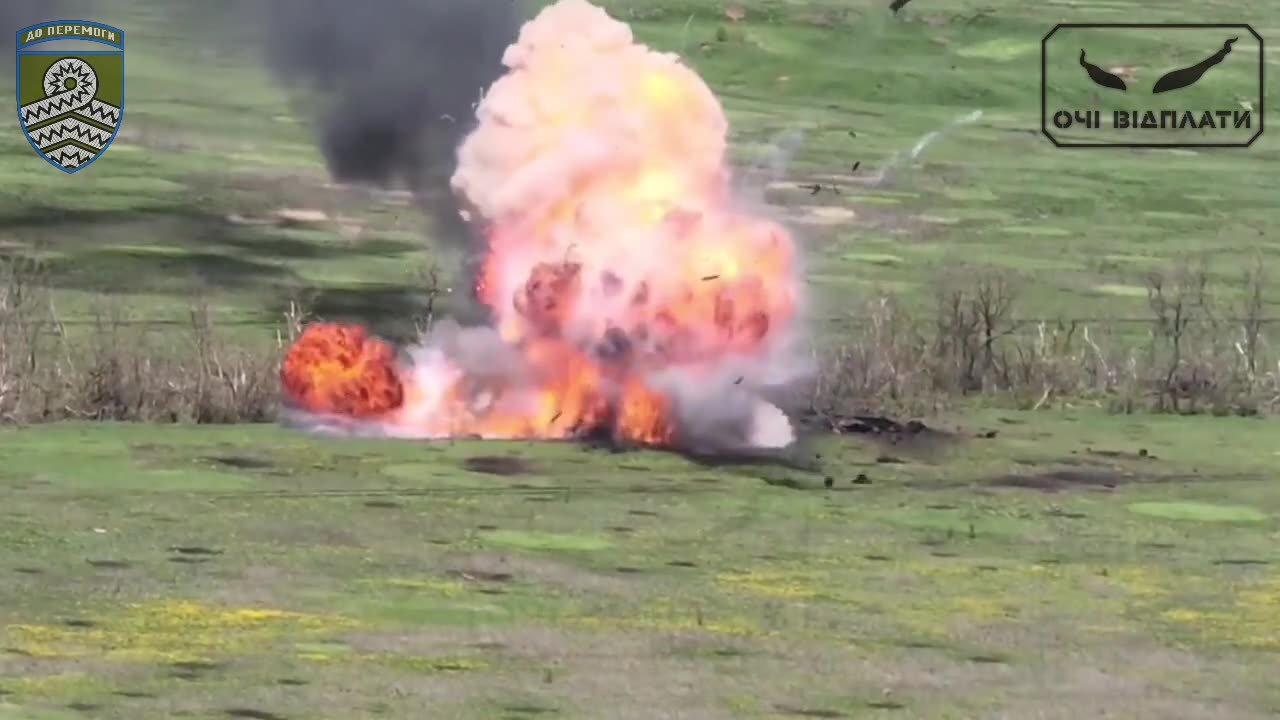 Ukraine war footage: Drone operator destroyed 3 TANKS with 3 drones