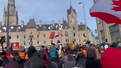 Canadians Holding The Line Against Trudeau's Goons
