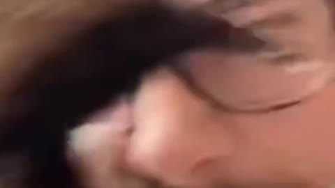When my pet sees my nose