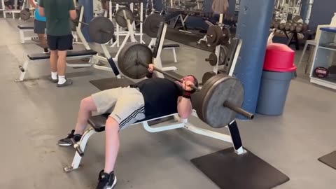 Bench press 315 X 4