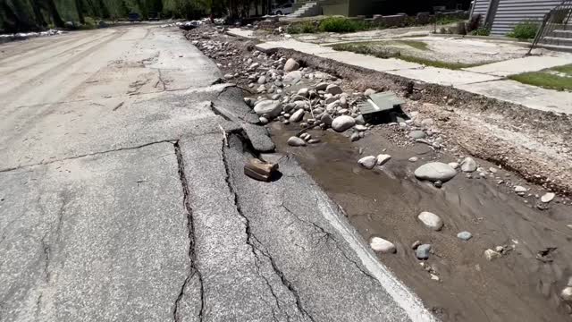 Red Lodge, Montana Flood Aftermath and Clean Up