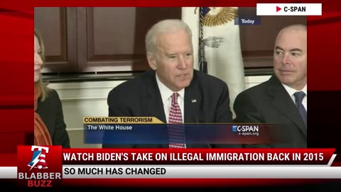 Watch Biden's Take On Illegal Immigration Back In 2015