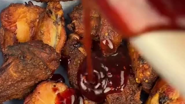 Replying to @bigcoorsguy PB&J Wings 🥜🍇🍗 #peanutbutter #wings #grilling