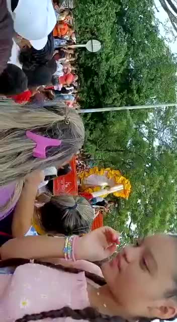 La reina de Cundinamarca se cayó de la carroza