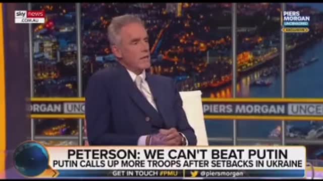 PETERSON: WE CAN'T BEAT PUTINPUTIN CALLS