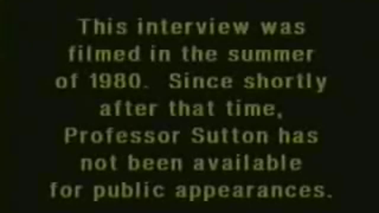 Wall Street, Nazis and the Bolshevik Revolution by Prof. Antony C. Sutton