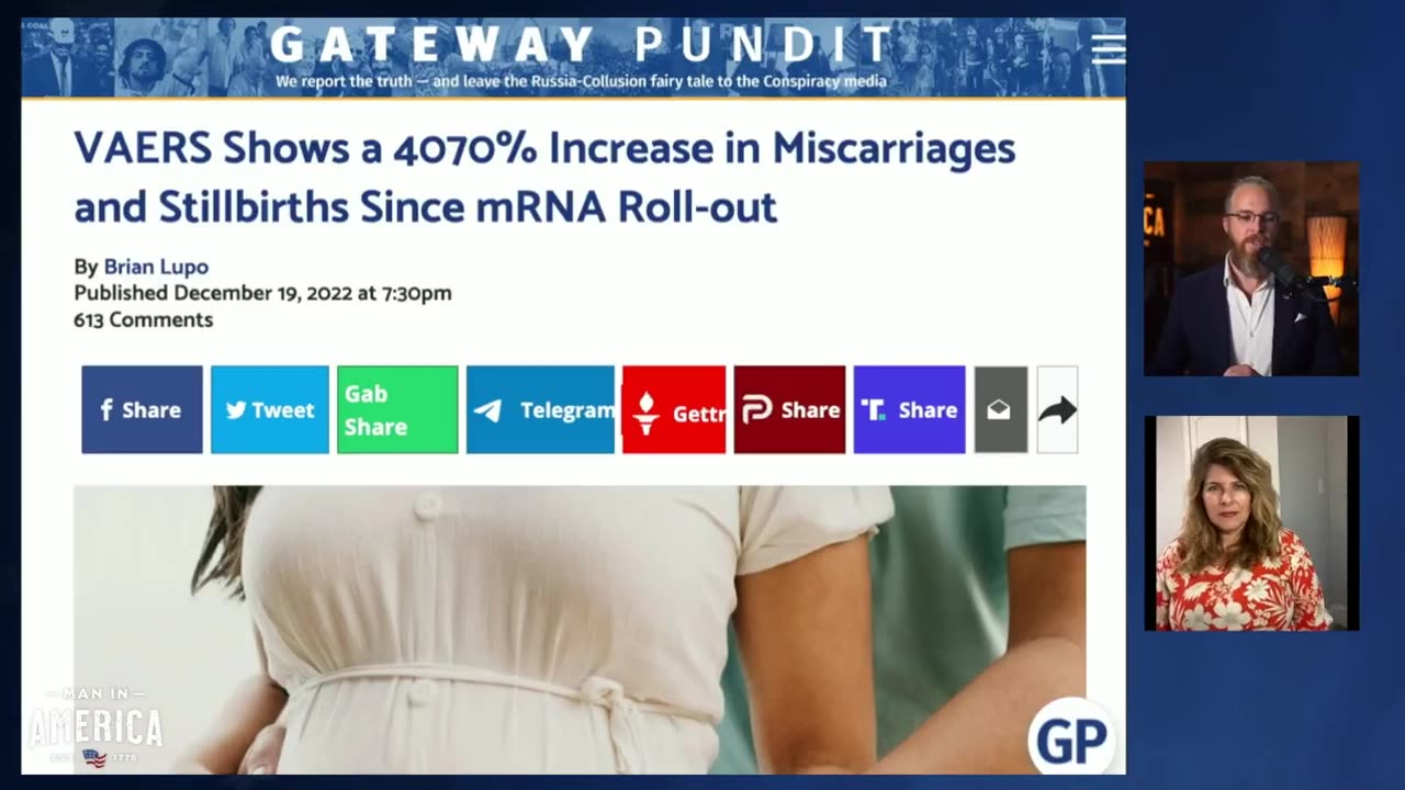 VAERS Shows a 4070% Increase in Miscarriages and Stillbirths Since mRNA Roll-out