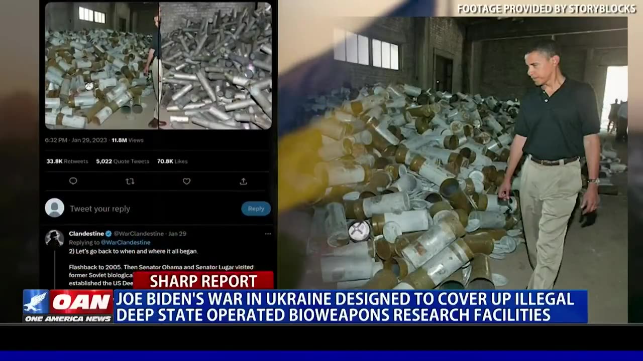 OAN: Ukraine is the Deep State.