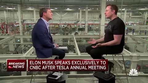 Tesla founder Elon Musk interview