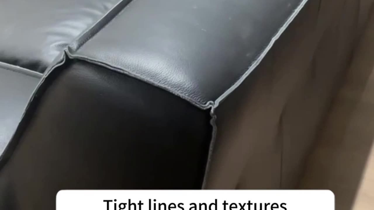 italian style genuine Leather sofa