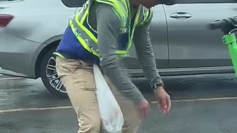 Shopping Bag Man....