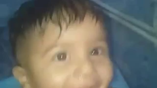 My son in the shower takes a shower alone😂😂😂😂