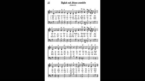 Täglich mit Jehovah wandeln (Lied 55 aus Singt Jehova Loblieder)
