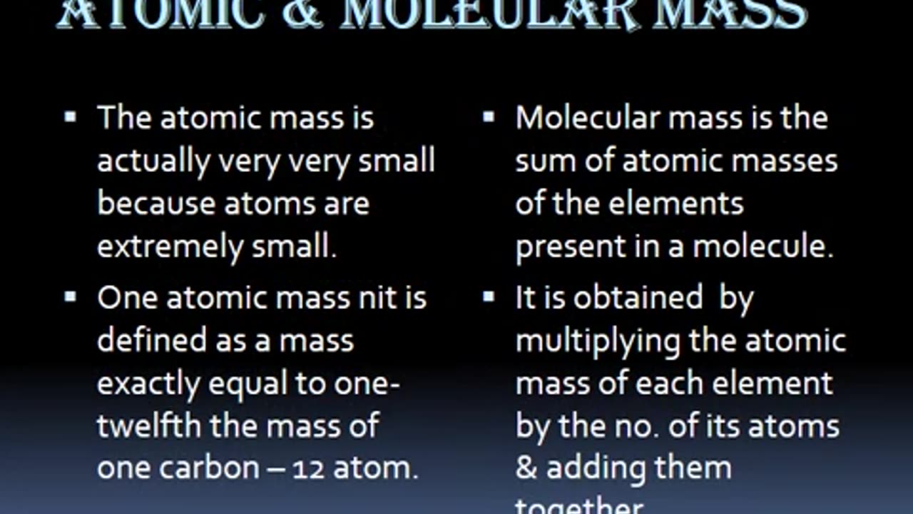 SOME BASIC CONCEPTS OF CHEMISTRY CLASS XI