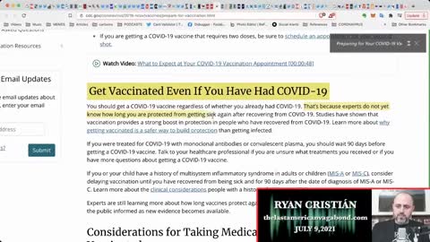 TDWU Clips - MSM & Government Blatantly Lie About Natural Immunity - July 9, 2021