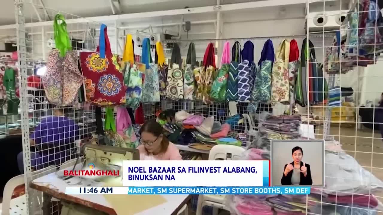 Noel bazaar sa Filinvest Alabang, binuksan na