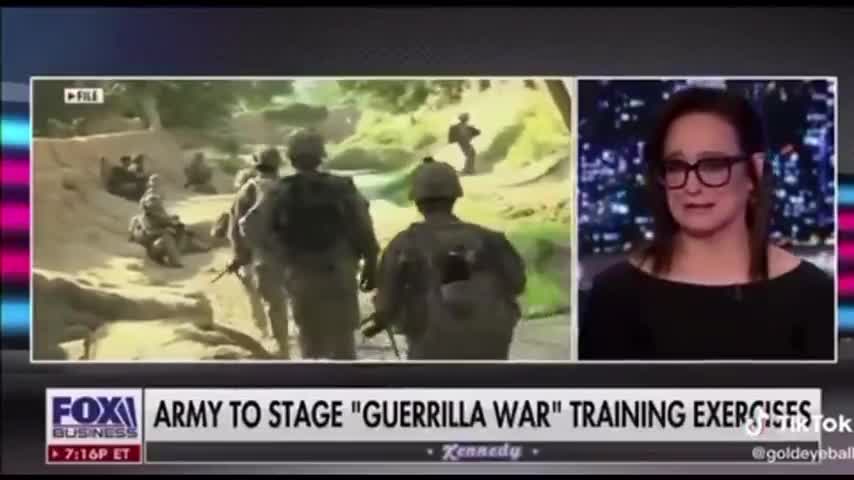 US Army Training On US Soil To Overthrow The Illegitimate US Government