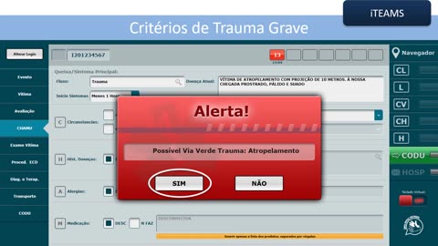 Via Verde Trauma - Aula 3 - Registos iTeams