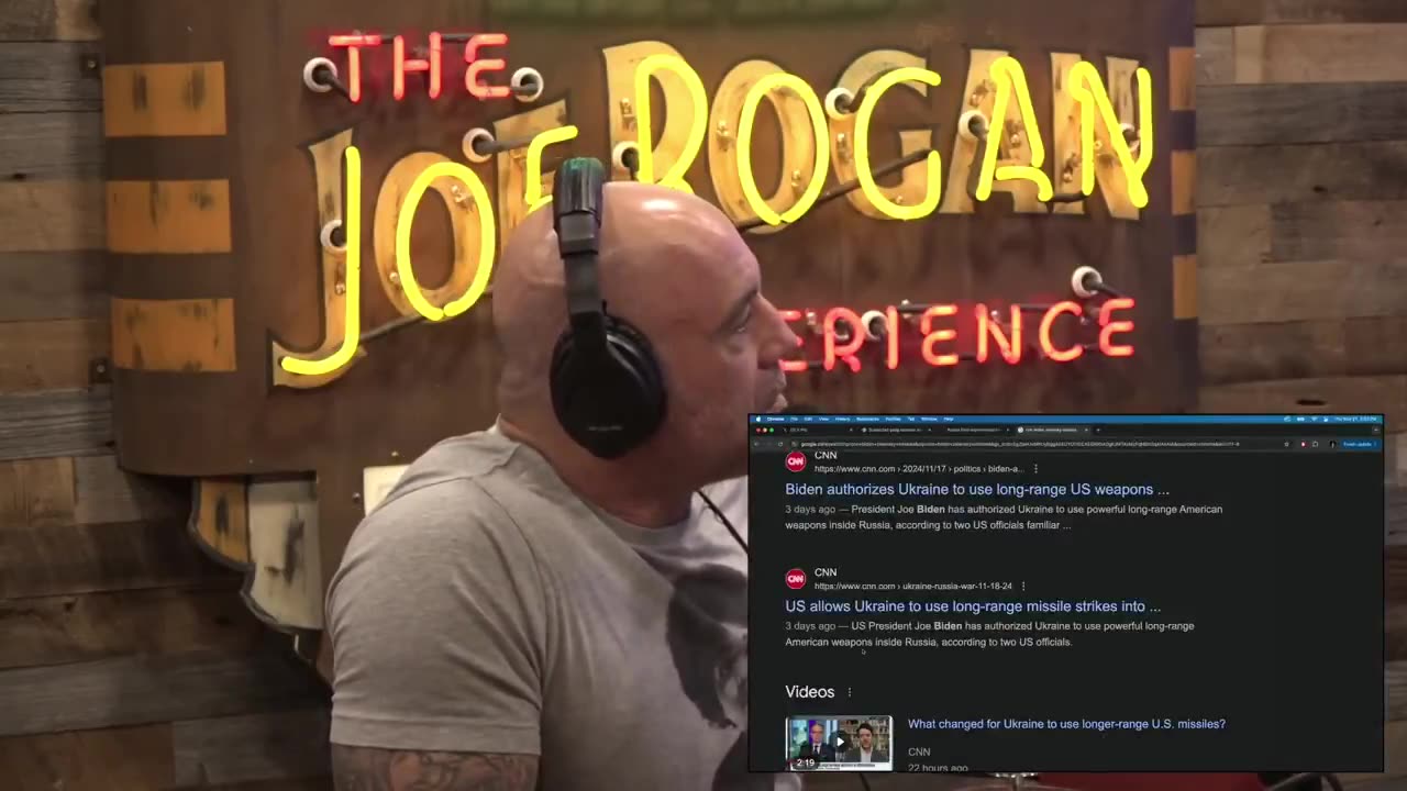 Joe Rogan calls out this administration for inciting WWIII on their way out