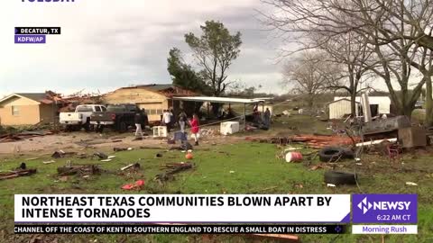 Storm Brings Tornadoes, Blizzard Like Conditions