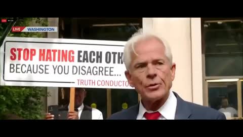 Peter Navarro responds to being charged with contempt of Congress