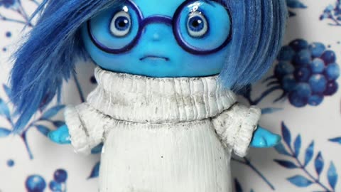 FROM LOL TO SADNESS DOLL MAKEOVER #art #shorts