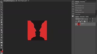 Create A Face/Vase Using Photopea