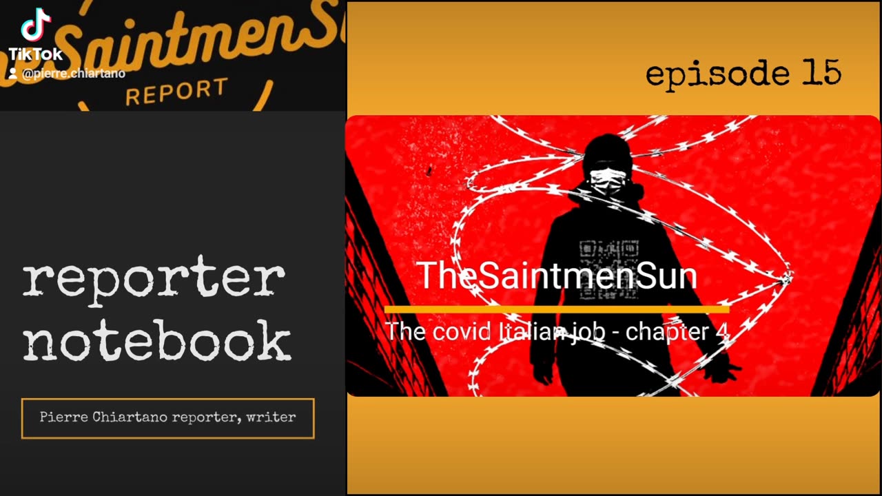 TheSaintmenSun n.15 - The covid Italian job - chapter 4 - 15/Feb/24