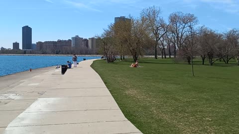 Today i visited to Lake View chicago, usa .. the most beautiful place of beech..