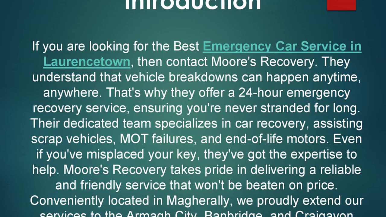 Best Emergency Car Service in Laurencetown