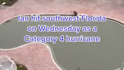 lan hit southwest Florida on Wednesday as a Category 4 hurricane