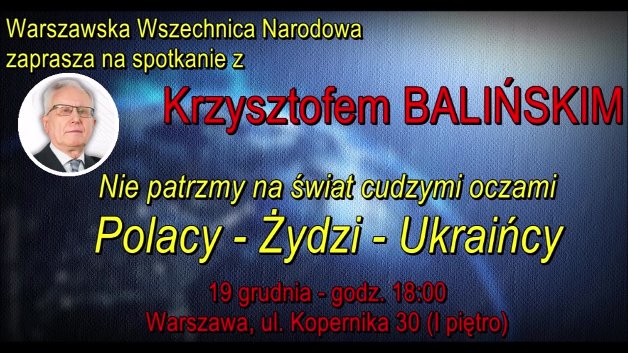 Aktualności Narodowe (16.12.2024): spotkania w Warszawie i Łodzi, projekcje filmu "Gietrzwałd"