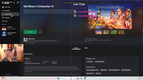 Chillin' w/ Cosmic: Civilization VI, UFC 4, Other Games? Come Chat! #gaming