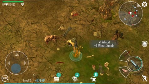 Zombie from Live or Die: moaners and walkers