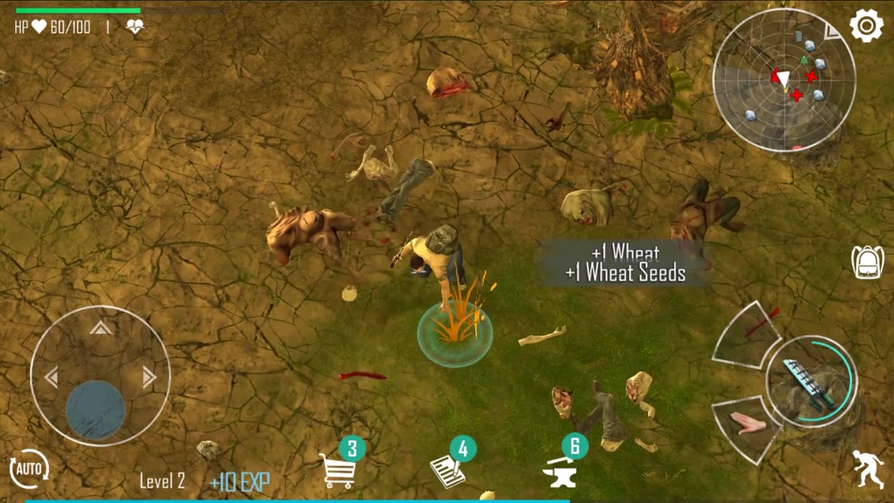 Zombie from Live or Die: moaners and walkers