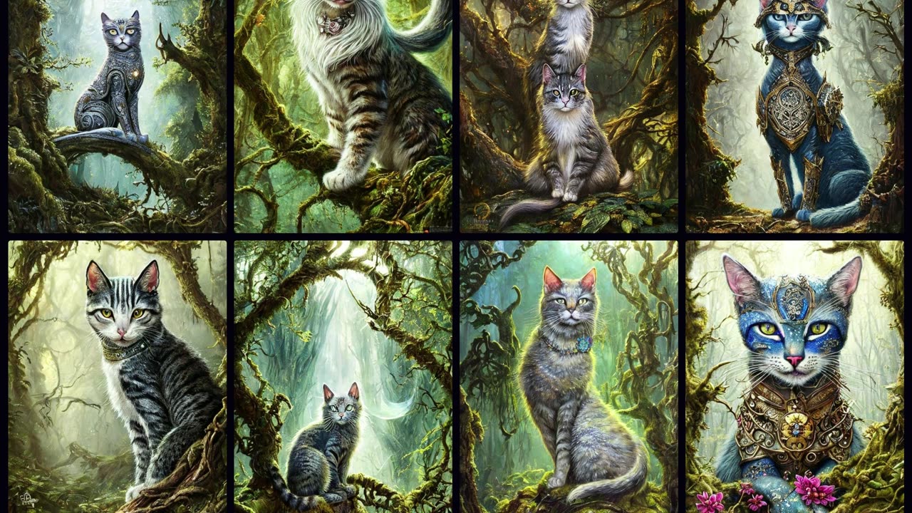 FELINES | FRIENDS & FOES of the FRISKY FOREST! (4K)